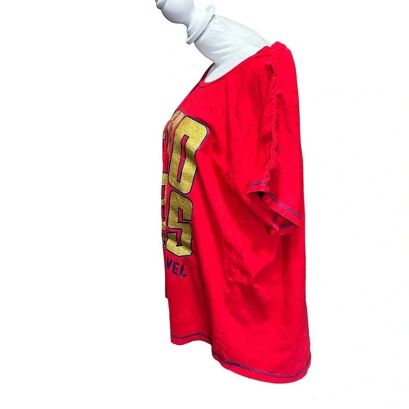 Captain Marvel women's red size XL t-shirt, Hero Vibes - Picture 3 of 5